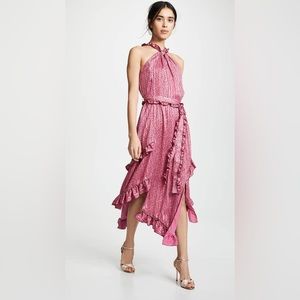 Derek Lam Crosby halter neck pink dress